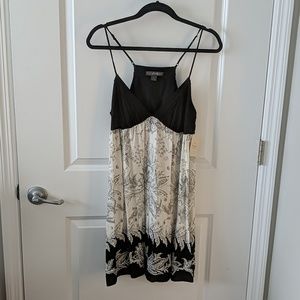 Black & White Floral boho dress